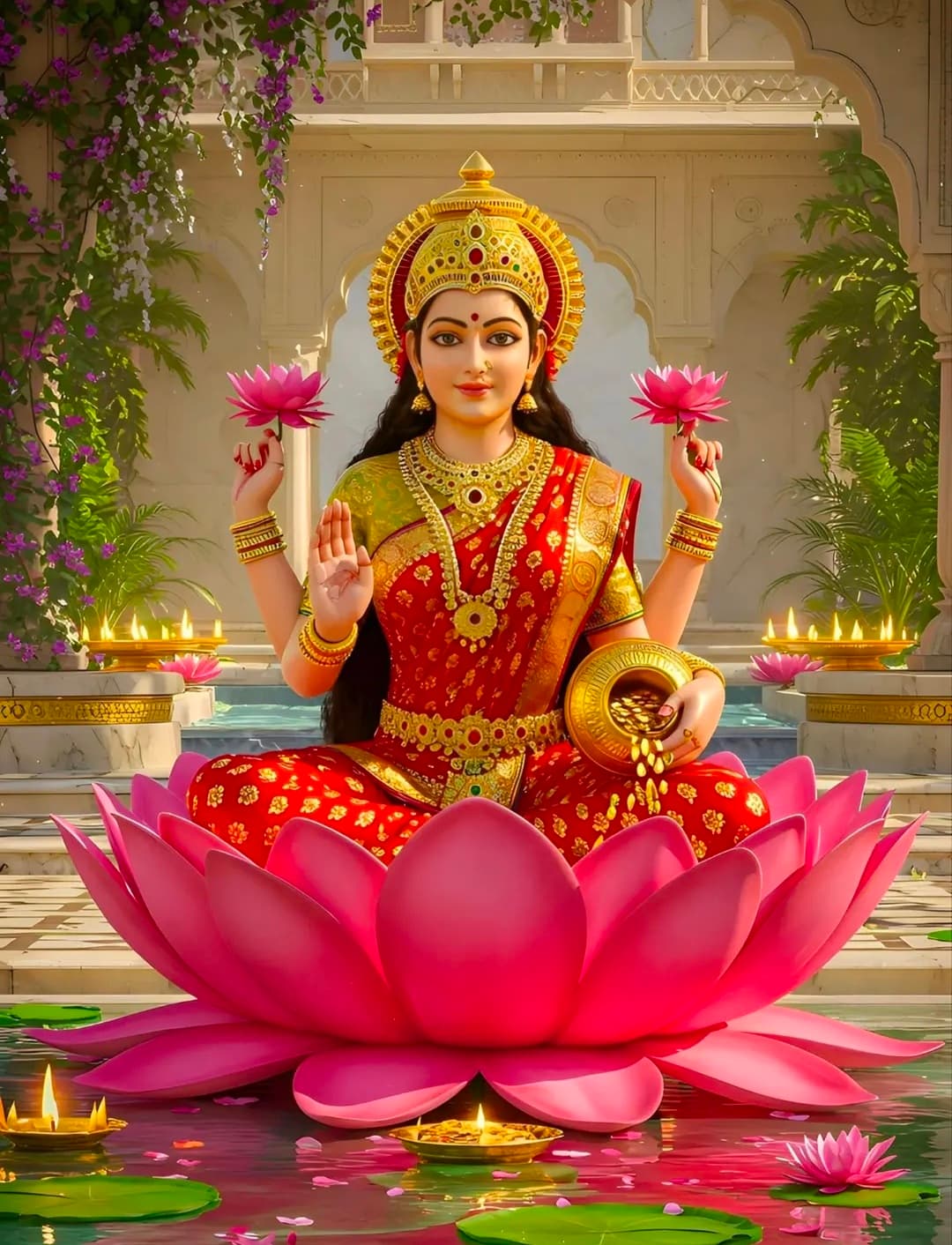 Lakshmi Mata Photos | Maa Lakshmi HD, 4K Images Download