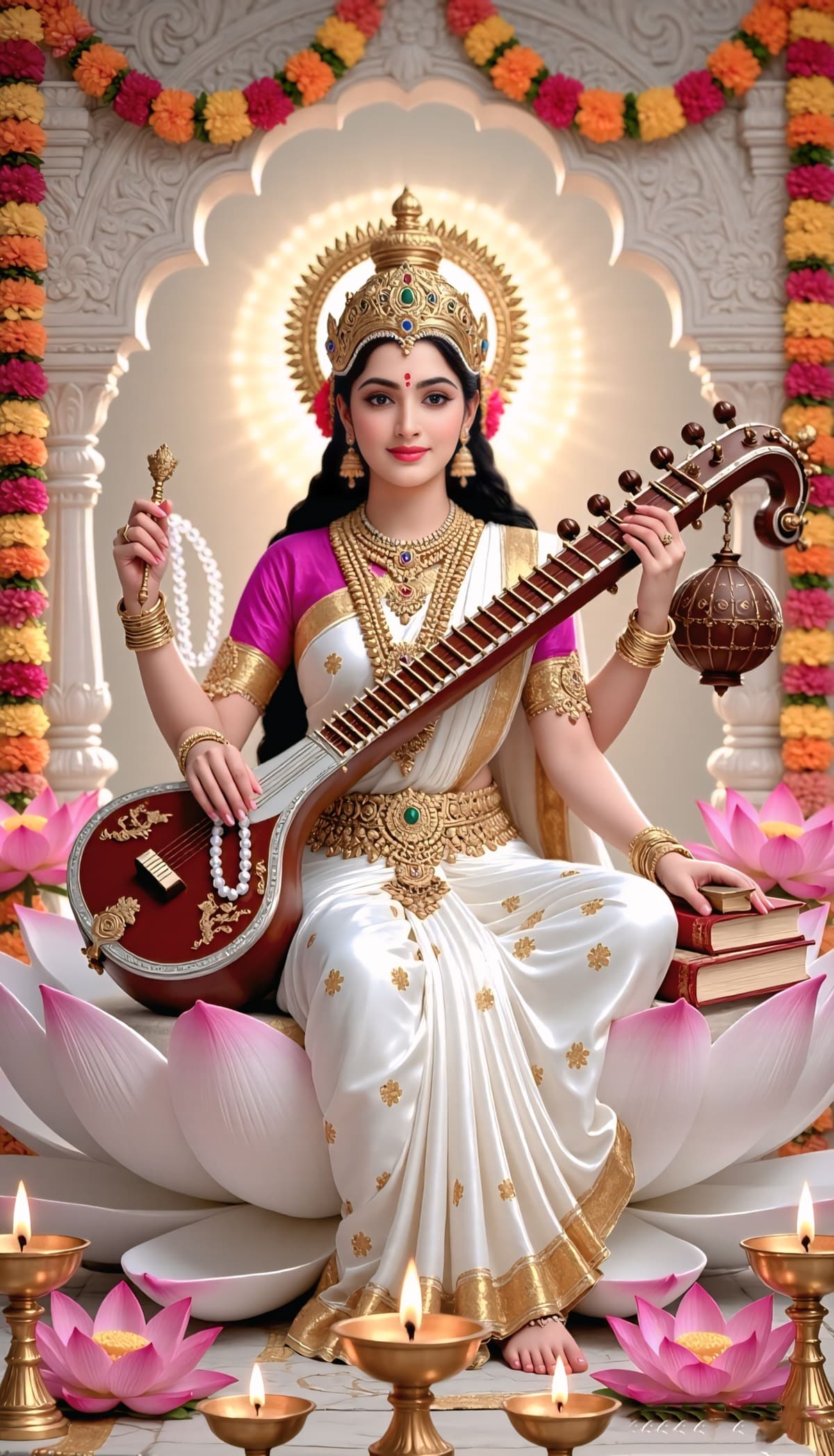 Goddess Saraswati Images 