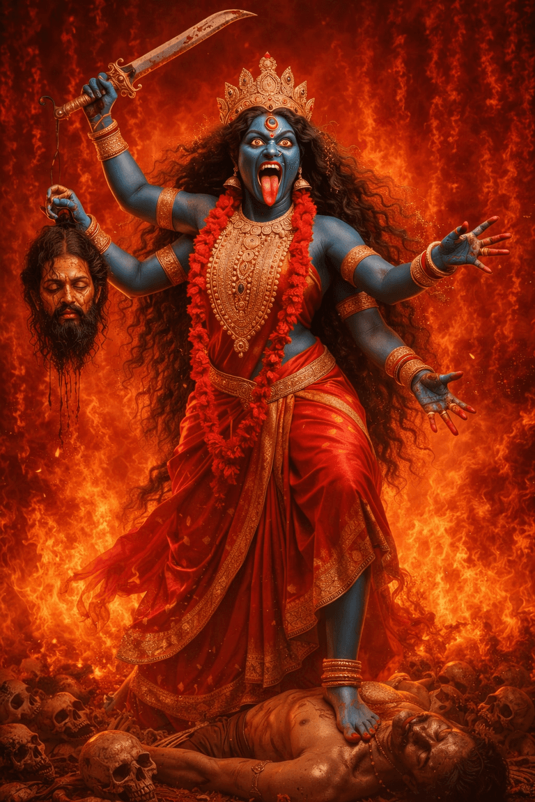 Kali Maa HD Wallpaper 2025 – Free 4K Divine Download - GodsPhoto