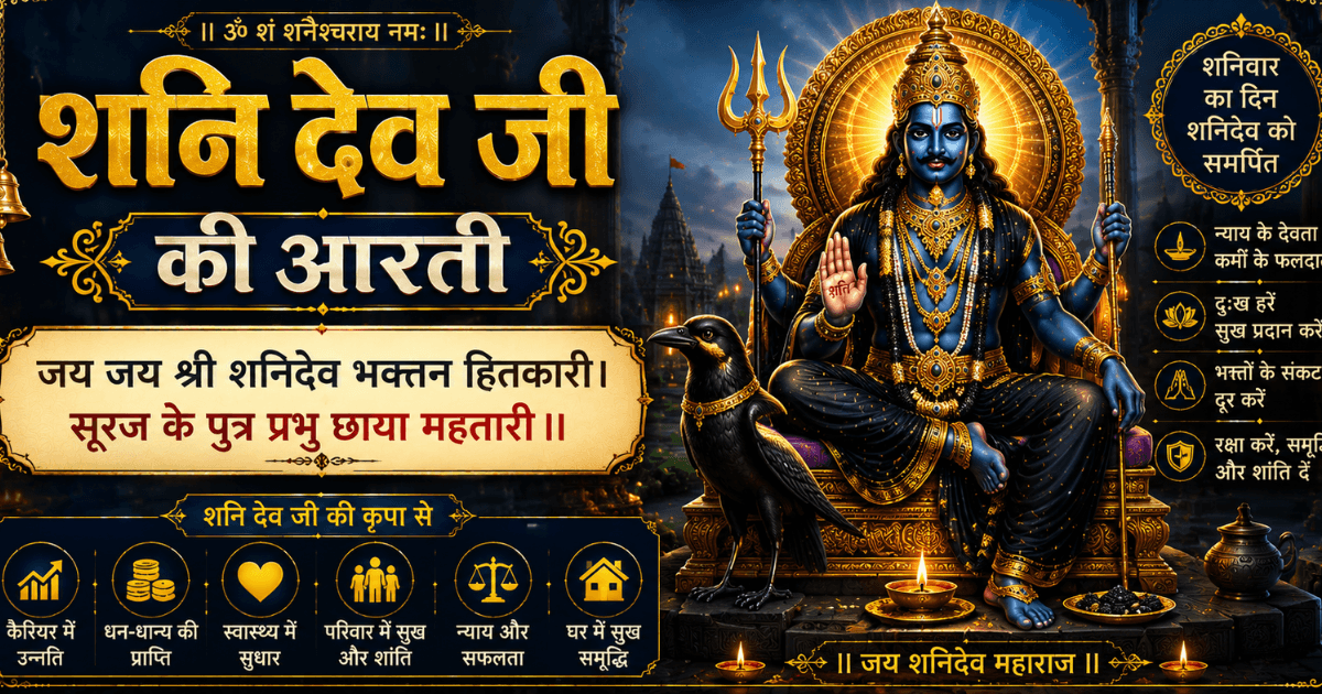 Shani Dev Ji Ki Aarti: Shani Dev Ka Ashirwad Prapt Karein
