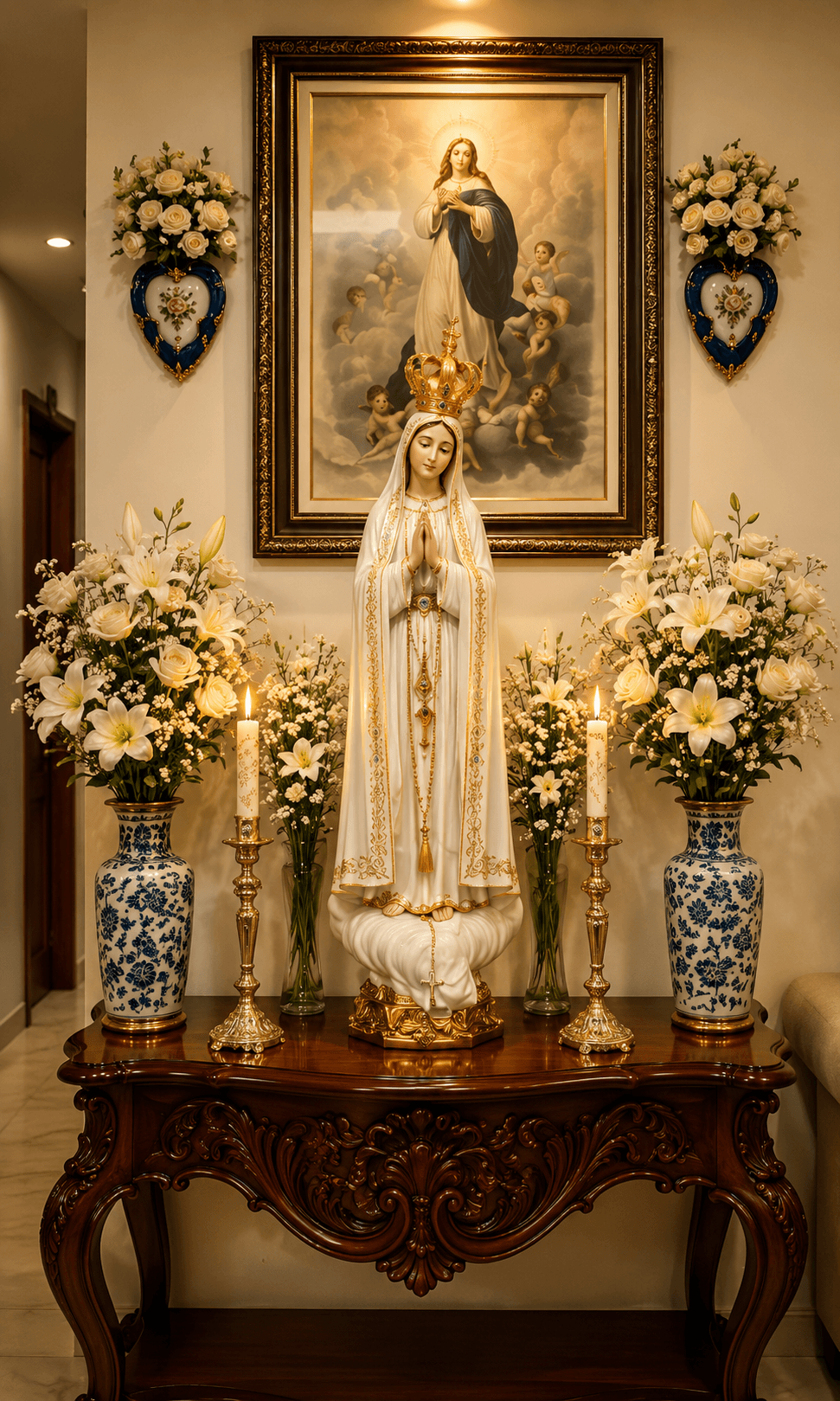 mother-mary-statue-flowers-candles-altar-hd-4k
